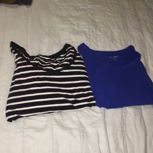 Two Long Sleeve Maternity Tee Shirts 🤰🏽